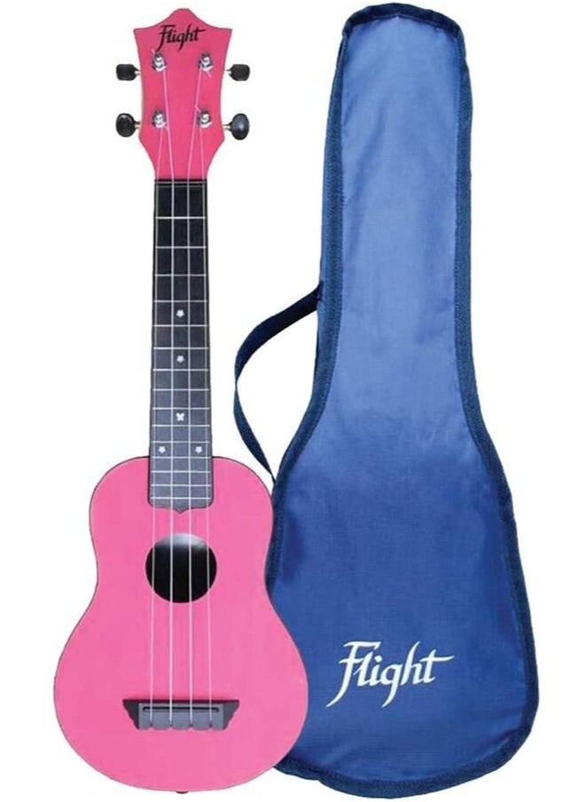 FLIGHT Flight TUS35 Pink Soprano Travel Ukulele 