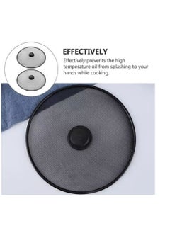 Generic Oil Splatter Guard, Anti-Splash Stainless Steel Mesh Cover for Frying and Cooking, Pan Lid for Oil Splatter Protection, Mesh Shield for Pans and Pots, Perfect for Shielding Against Hot Oil Splashes While Frying or Sautéing  - Image 4