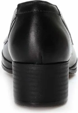 فاست ستيب Leather Women's Thick Heeled Shoes 889ZA5156