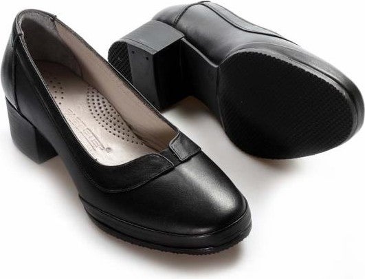 Fast Step Leather Women's Thick Heeled Shoes 889ZA5156  - Image 4