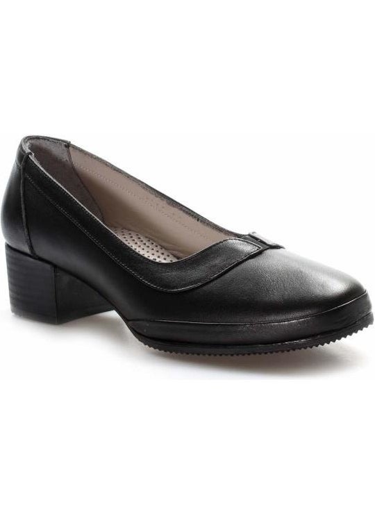 Fast Step Leather Women's Thick Heeled Shoes 889ZA5156  - Image 1