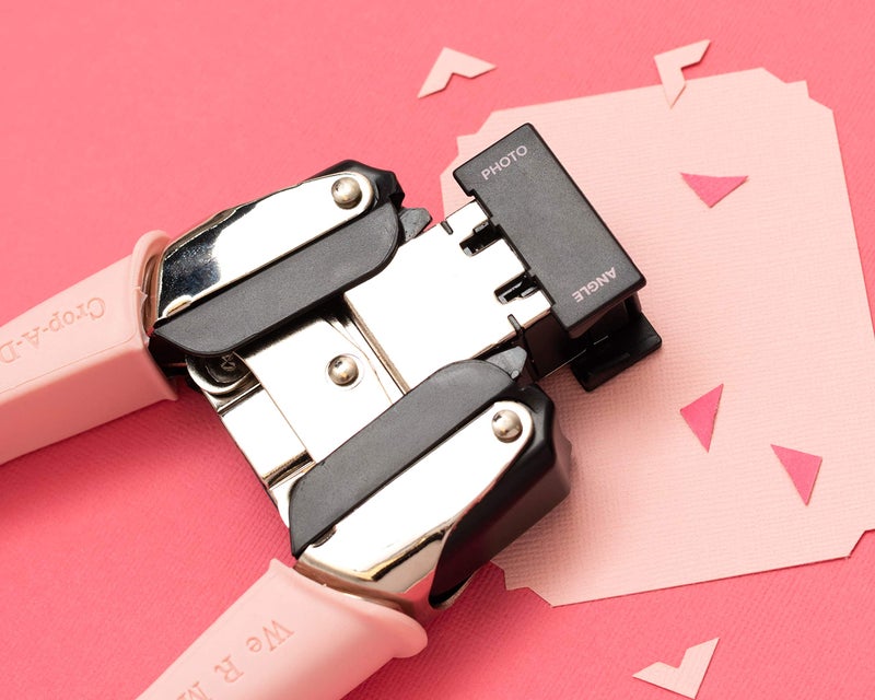 We R Memory Keepers We R Makers Crop-a-dile Corner Chomper Works on Paper, Cardstock, Chipboard, Leather, Plastic, and More, Easy-to-Grip, Angle and Photo Designs, for Scrapbooking, Jornaling, Cardmaking, Arts, Crafts - Image 5