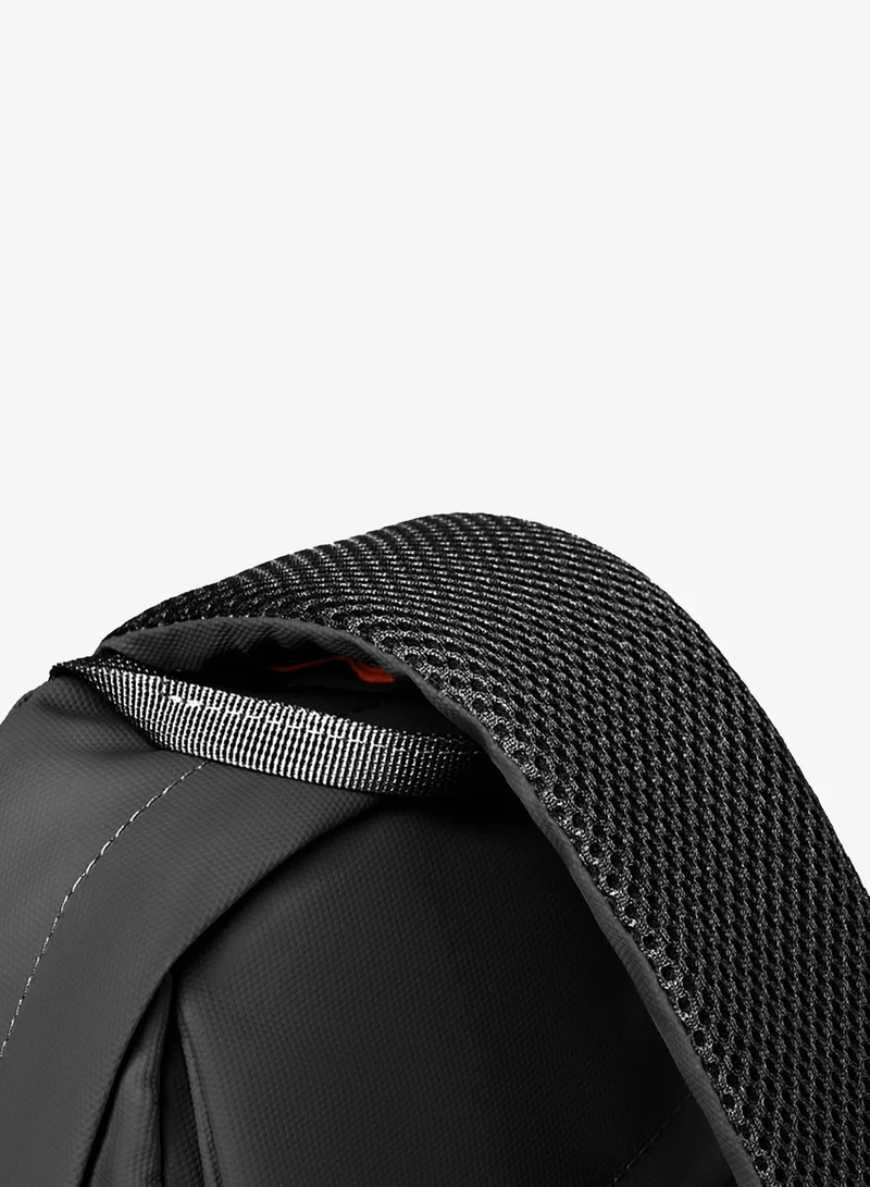 Hike  Premium Unisex Cross-body Bag Water Resistant Anti-Theft Unisex Sling bag with built in USB Port and Headphone Jack for Travel School College Business Shopping, HK8670, Black  | Best Price UAE