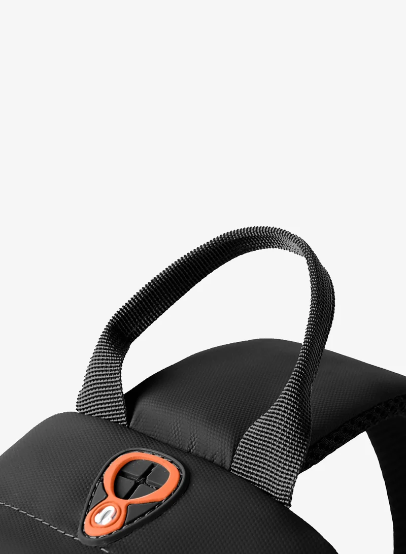 Hike  Premium Unisex Cross-body Bag Water Resistant Anti-Theft Unisex Sling bag with built in USB Port and Headphone Jack for Travel School College Business Shopping, HK8670, Black  | Best Price UAE