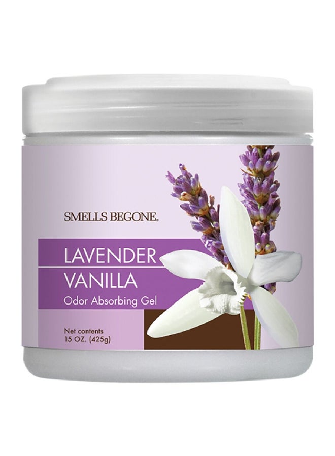 Smells Begone Lavender and Vanilla Scented Odor Absorbing Gel 425 g 50616 - Image 1