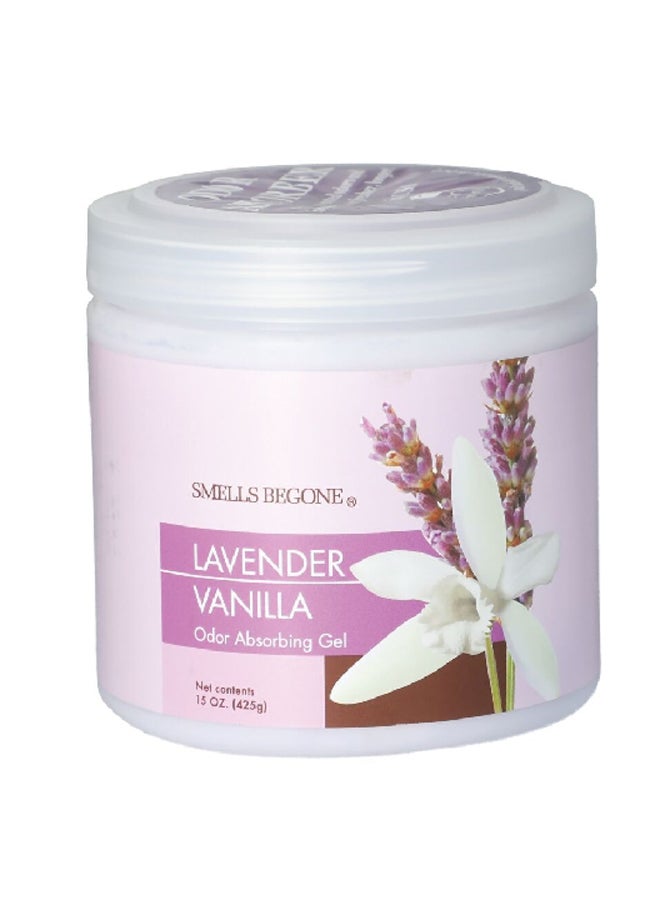 Smells Begone Lavender and Vanilla Scented Odor Absorbing Gel 425 g 50616 - Image 2