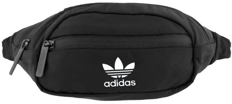 adidas Originals adidas Originals National Waist Pack, Black/White, One Size  - Image 1