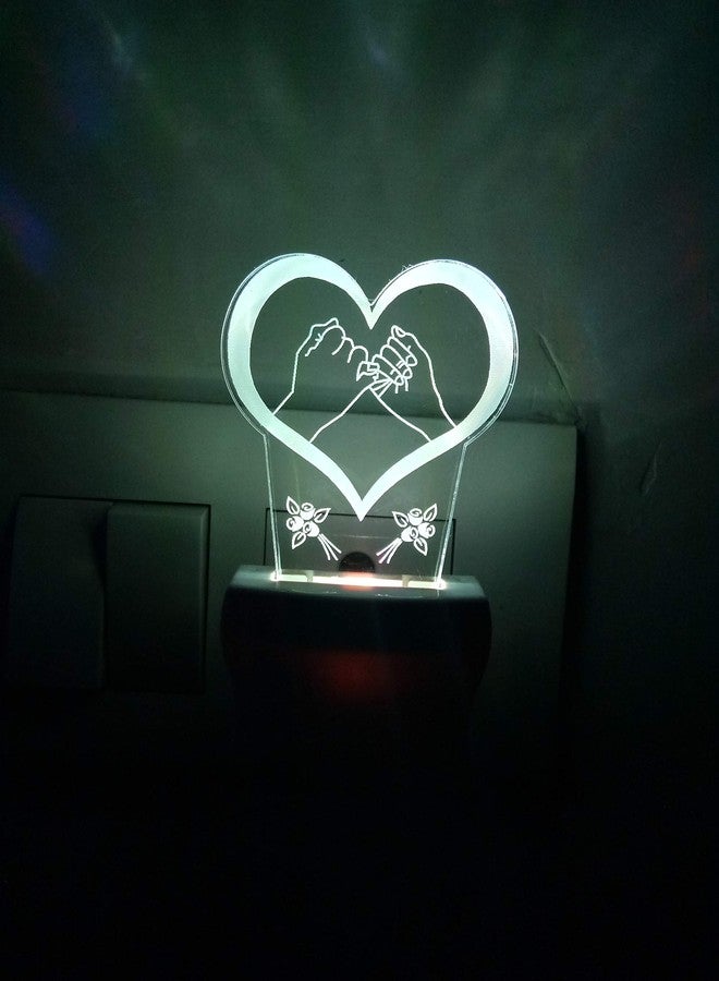 UKANI Colour Changing Light, Multicolour, Heart Shape - Image 2