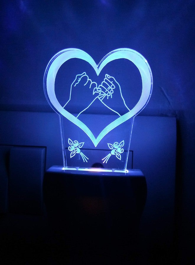 UKANI Colour Changing Light, Multicolour, Heart Shape - Image 5