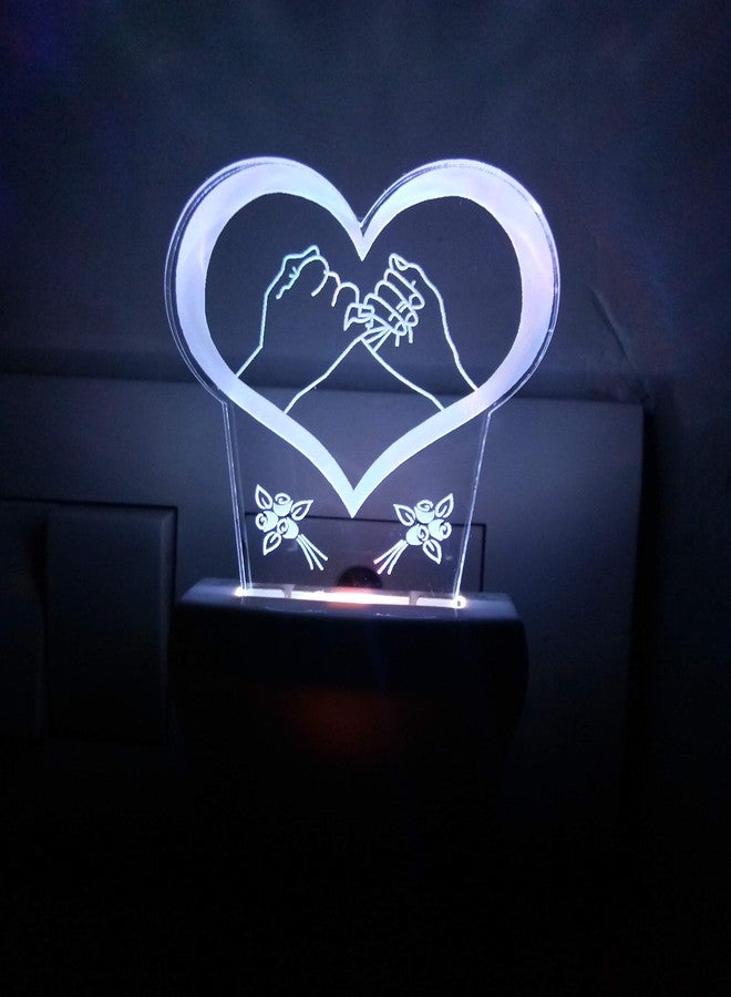 UKANI Colour Changing Light, Multicolour, Heart Shape - Image 1