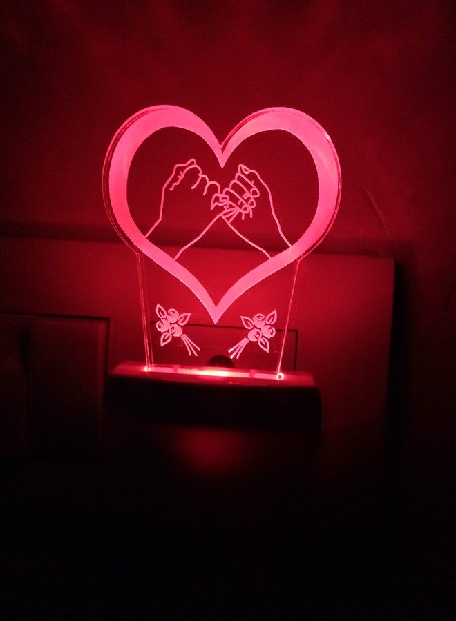 UKANI Colour Changing Light, Multicolour, Heart Shape - Image 3