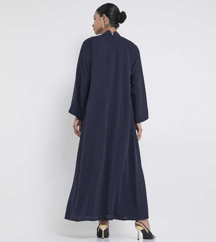 ROZA Stylish Abaya with front zipper - Image 5