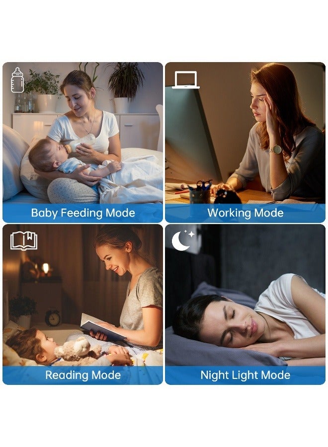 Amoyls 12W Multi Use Floor Lamp with Remote Control, Adjustable Lighting and Triangle Base for Bedroom, Living Room, Office or dormitory 34*34*160cm - Image 4