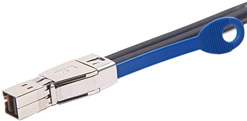 10Gtek 12G Mini SAS HD SFF-8644 to SFF-8644 Cable for NVMe Enclosure/Storage Array, SAN & JBOD Compatibility, 100-Ohm, 0.5-m(1.6ft) - Image 3