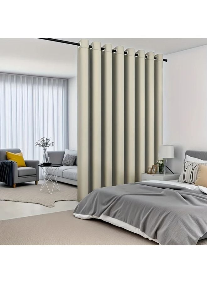 Blackout Insulated Window Curtains 52x84 Inches Black Room Darkening Panels - Image 2