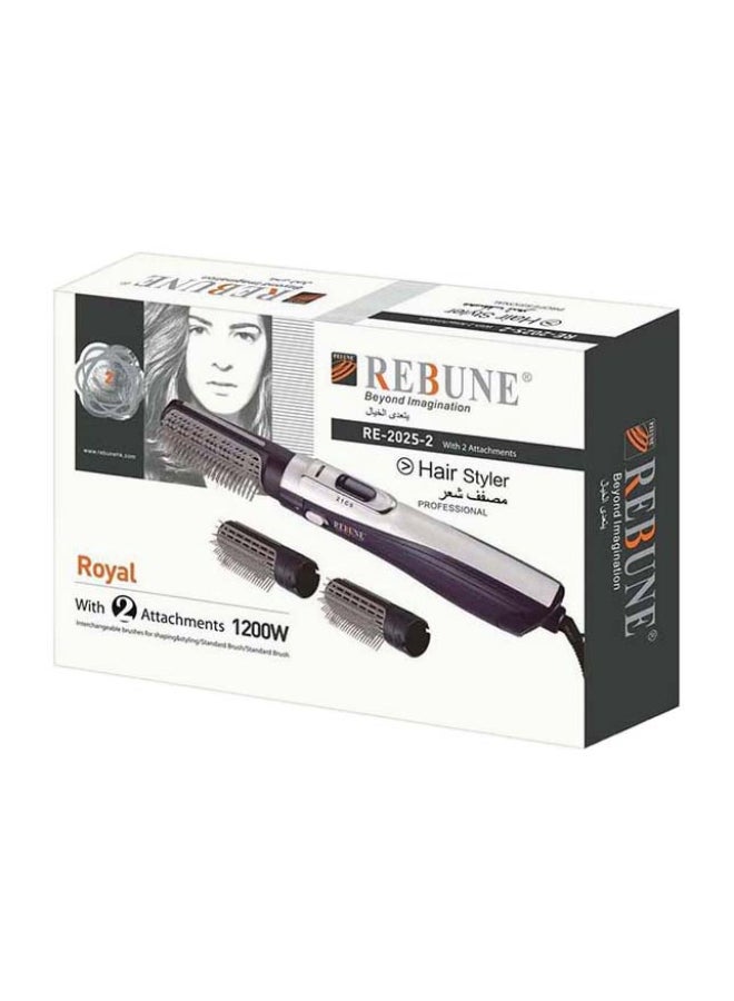 REBUNE 2-In-1 Hair Styler Blue/White/Grey 30x7x20cm - Image 1