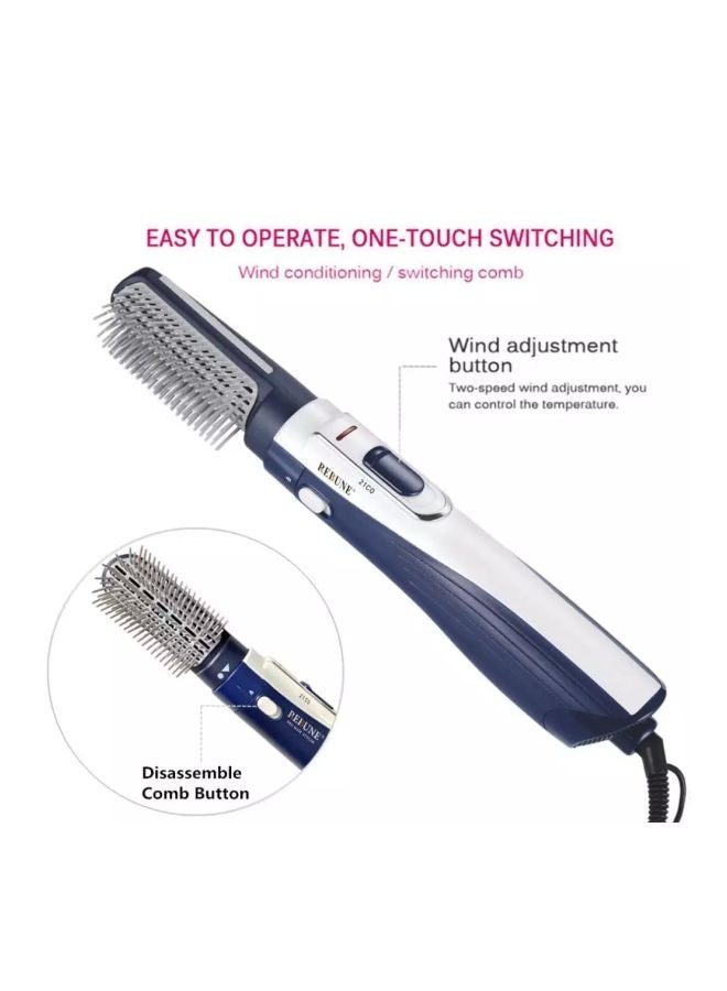 REBUNE 2-In-1 Hair Styler Blue/White/Grey 30x7x20cm - Image 3