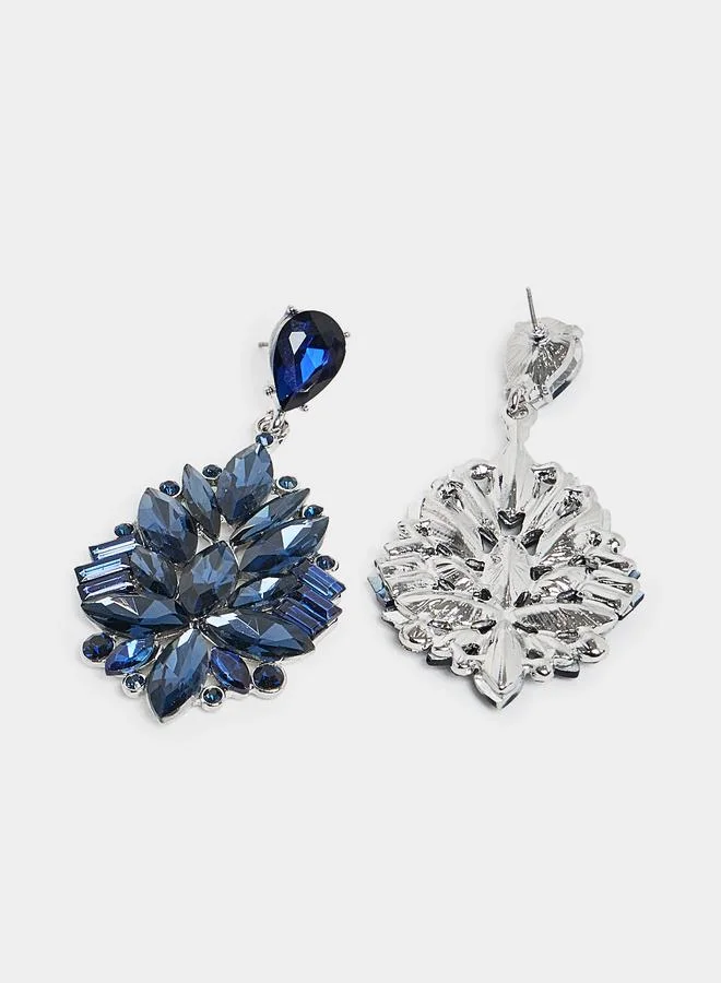 ستايلي Crystal Drop Party Earrings