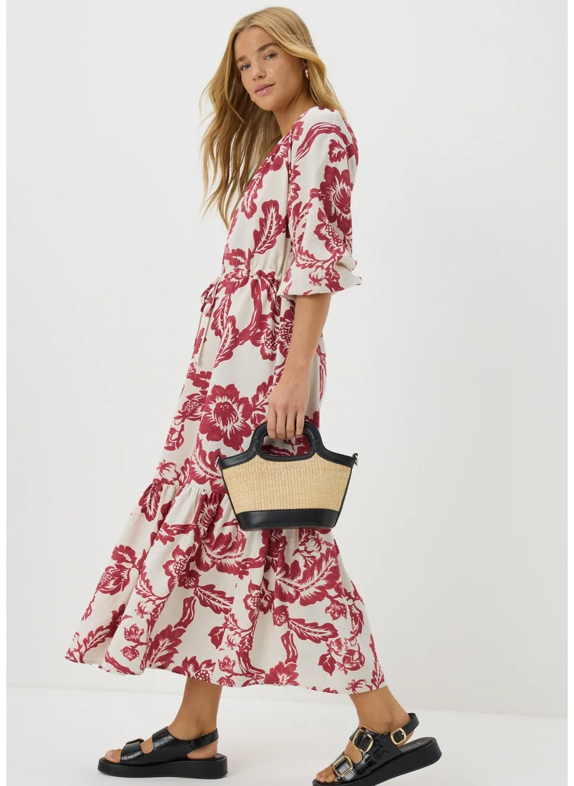 Matalan Floral Print Midi Dress