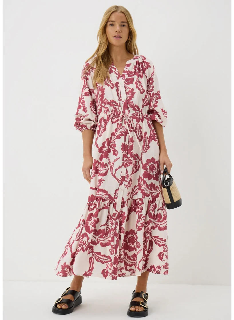 Matalan Floral Print Midi Dress