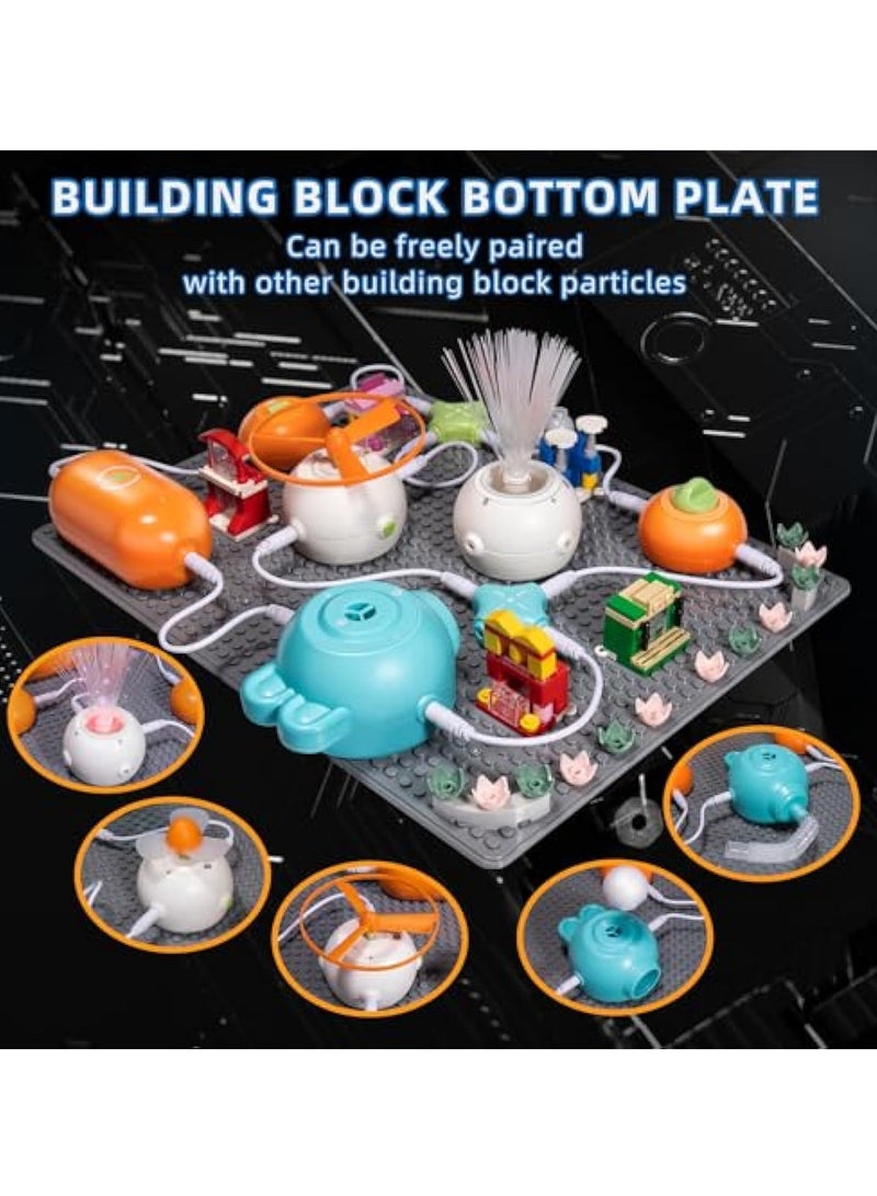 SOLARAE Electronics Exploration Kit, Circuit Kits for Kids Age 3-12, 22PCS Circuit Blocks Board, DIY Science Kit, with 65+ Projects, Science Kit for Boys Girls, Full Color Project Manual, STEM Educational Toy - Image 5