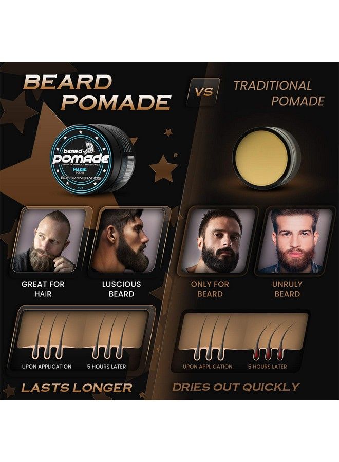 bossman Hair & Beard Pomade Moisturizing With Longer Hold And Control Men - Image 3
