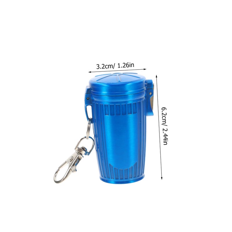 Windproof Portable Smokeless Ashtray with Lid Pocket Ash Holder for Indoor Outdoor Use - Image 3