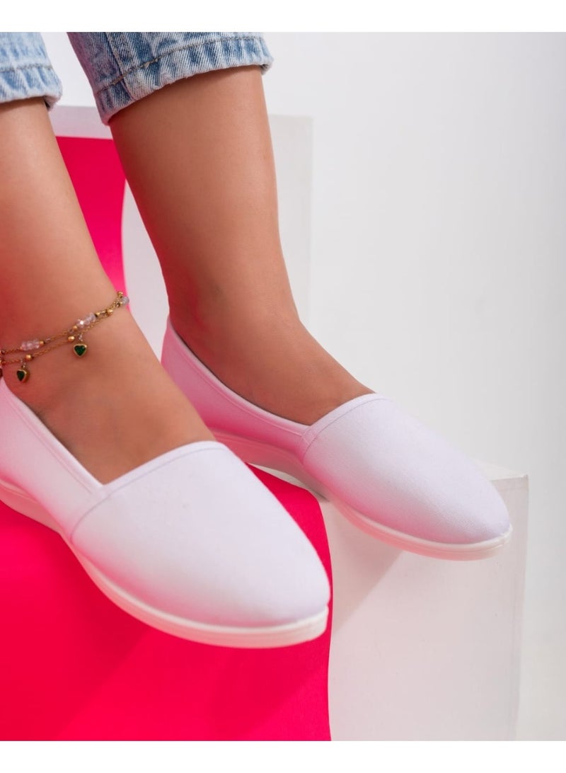 سنيكرز ابيض ترندي سهل الارتداء - Image 1