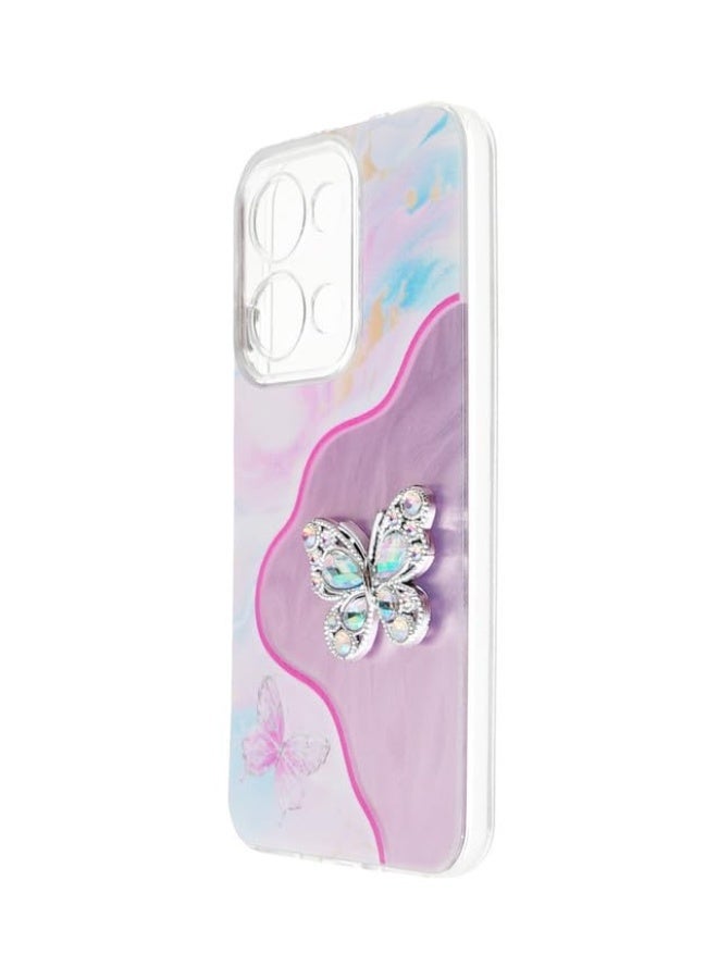 جراب خلفي بلاستيك لهاتف أوبو رينو 13 متعدد الألوان - Image 3