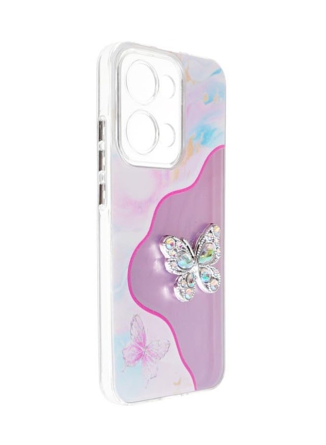 جراب خلفي بلاستيك لهاتف أوبو رينو 13 متعدد الألوان - Image 2