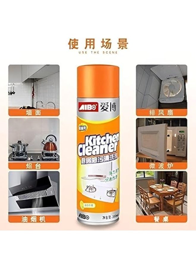 Cooker Cleaner - Multi-Use Bubble Foam for Kitchen Spraying, Effectively Removes Oil, Grease and Stains with Easy Application and Versatile Grease Removal Power (500ml) - Image 3