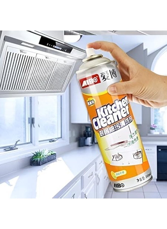 Cooker Cleaner - Multi-Use Bubble Foam for Kitchen Spraying, Effectively Removes Oil, Grease and Stains with Easy Application and Versatile Grease Removal Power (500ml) - Image 2