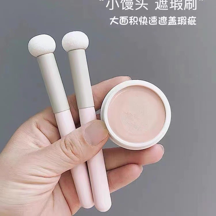 Small Mushroom Concealer Brush Mushroom Sponge Head Naturally Fit Not Heavy Large Area Pockmarks Without Brush Single Mini - Image 2