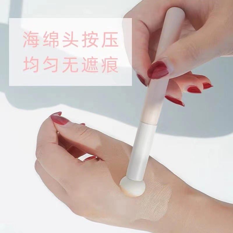 Small Mushroom Concealer Brush Mushroom Sponge Head Naturally Fit Not Heavy Large Area Pockmarks Without Brush Single Mini - Image 4