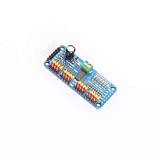 DEVMO PCA9685 16 Channel 12-bit PWM Servo Motor Driver I2C IIC Interface Shield Module Compatible with Servo Ar-duino Raspberry Pi - Image 1