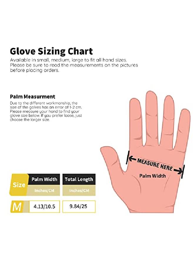 Segbeauty 20 Counts Hair Dye Gloves Medium Black Reusable Rubber Gloves Powder Free Rubber Latex Gloves Professional Hair Coloring Accessories For Hair Salon Hair Dyeing - Image 3