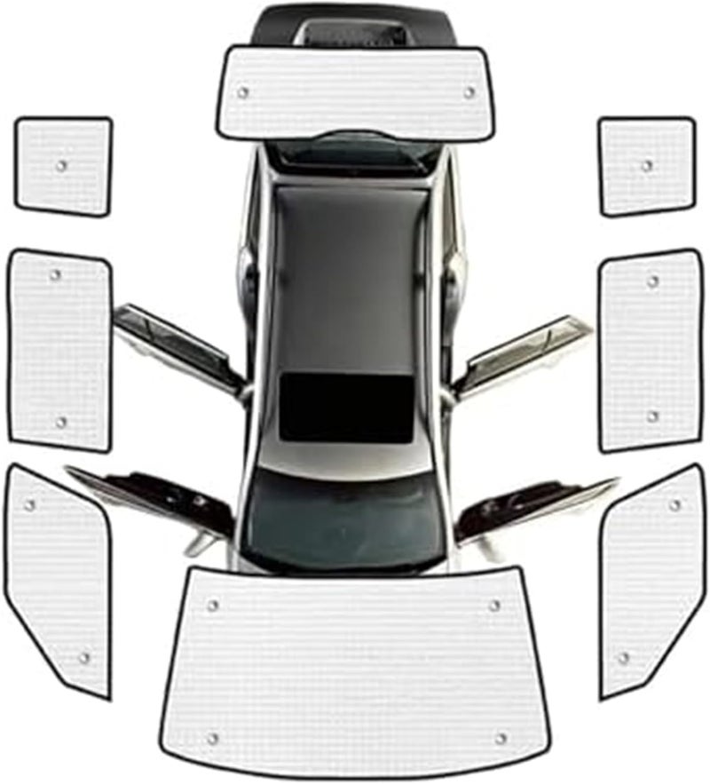 Yurefax Car Sun Shades for Skoda Yeti 5L (2009-2017) - Image 1