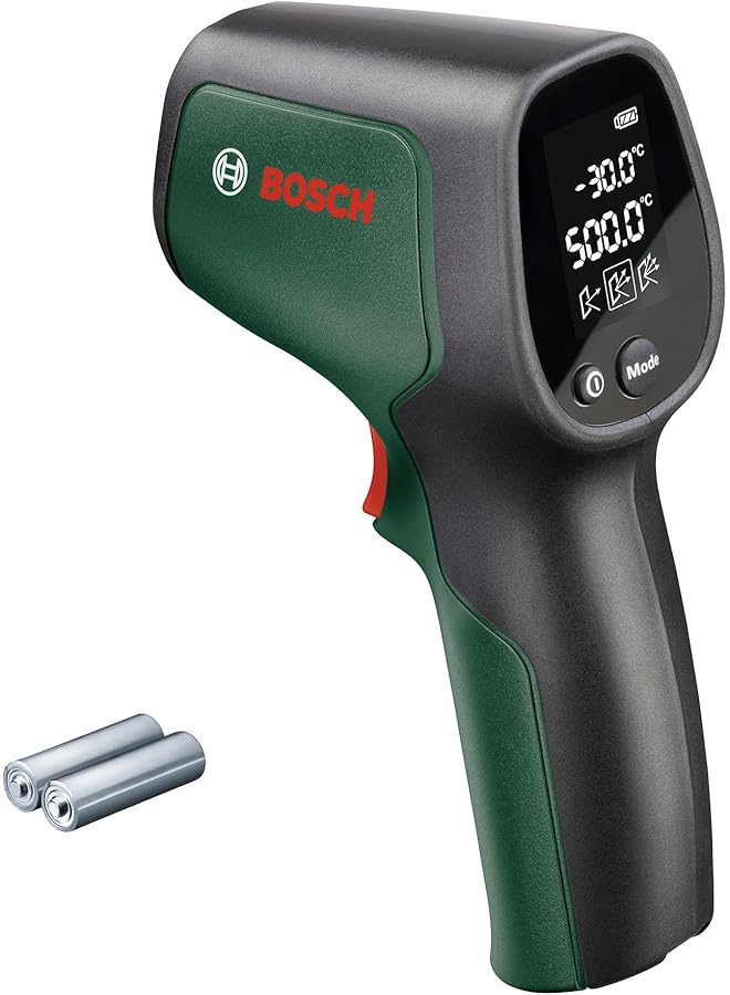 Bosch Infrared Thermometer Universaltemp (-30°C...+500°C, Easy And Precise Measurement, 3 Predefined Material Groups) - Image 1
