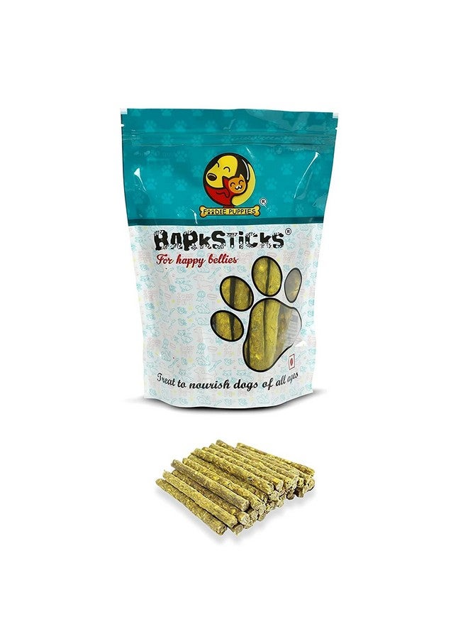 Feeding Combo For Dogs And Puppies | Barkstick Chewing Munchy Chicken Stick - 400G | Stainless Steel, Rust Resistant & Non-Skid Or Slip Bowl - 700Ml - Image 2