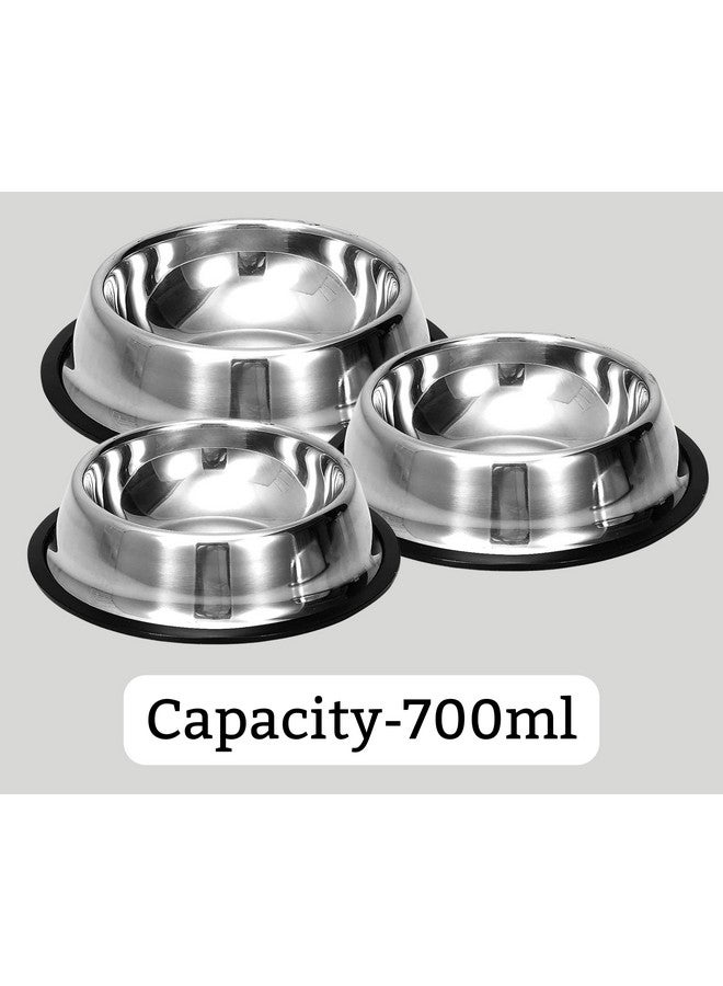 Feeding Combo For Dogs And Puppies | Barkstick Chewing Munchy Chicken Stick - 400G | Stainless Steel, Rust Resistant & Non-Skid Or Slip Bowl - 700Ml - Image 3