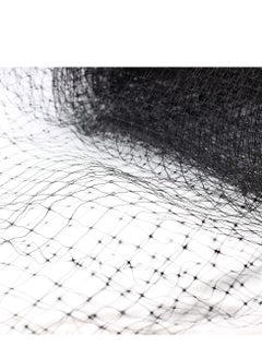 Generic Anti Bird Netting 2.1 x 30 M Black Deer Fence Netting Extra Strong Woven Mesh Net for Animals, Reusable Kit with 50 Pcs Cable Ties, Fencing for Fruits Plants Trees  - Image 2