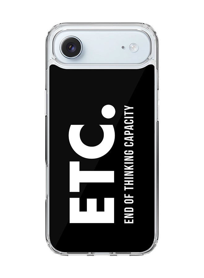 Stylizedd Classic Clear MagSafe Case for iPhone 17 Air , Hybrid Soft Case Flexible Edges Anti Drop TPU PC Gel Thin Transparent Cover [ Designed for iPhone 17 Air ] - Etc.