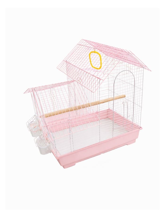 Petto Bird Cage for Small Birds | Durable Metal Cage with Tray | 35 × 28 × 45 cm - Image 3