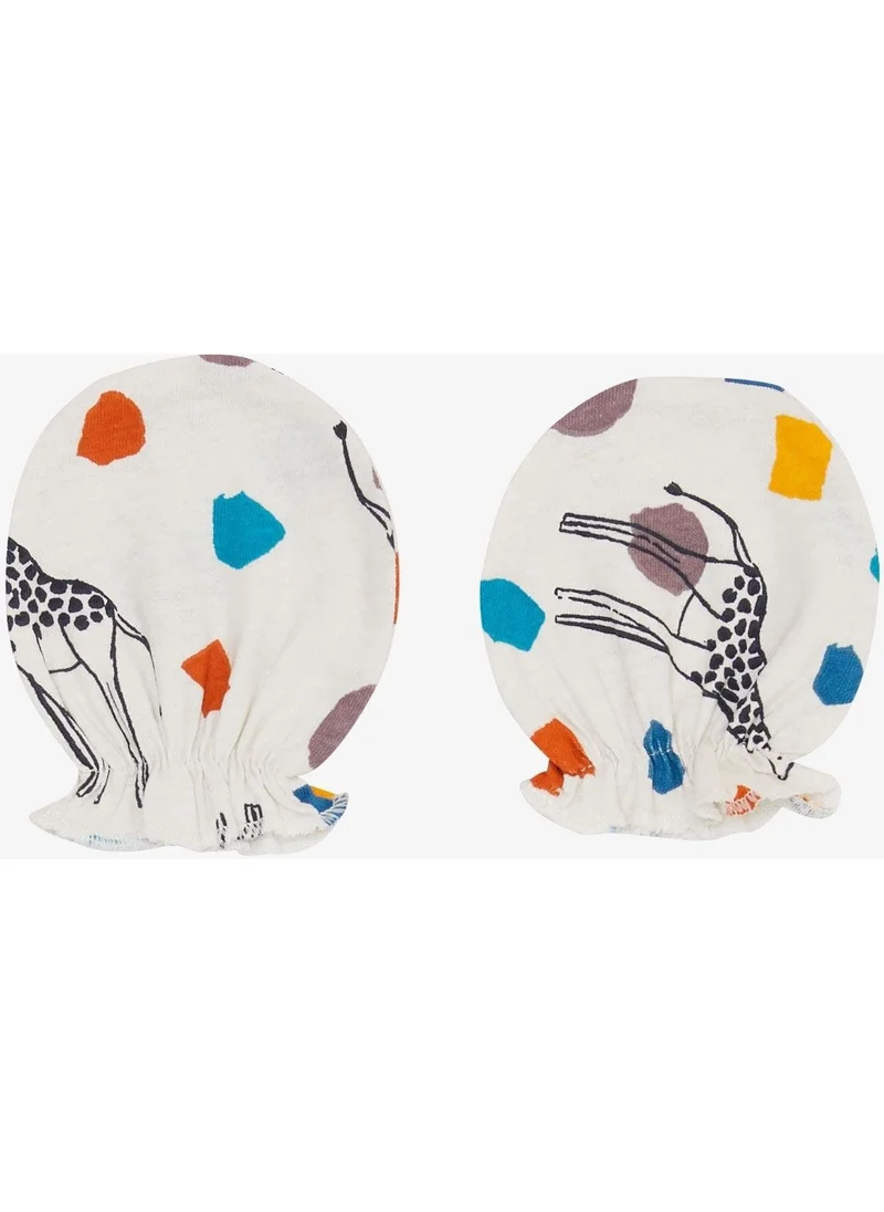 بريز Newborn Baby Gloves Giraffe Patterned Stone