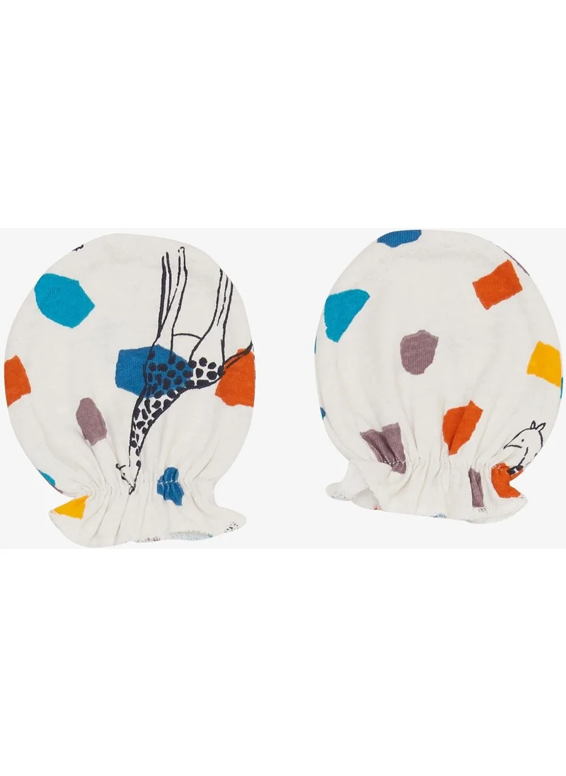بريز Newborn Baby Gloves Giraffe Patterned Stone