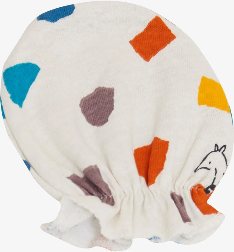بريز Newborn Baby Gloves Giraffe Patterned Stone