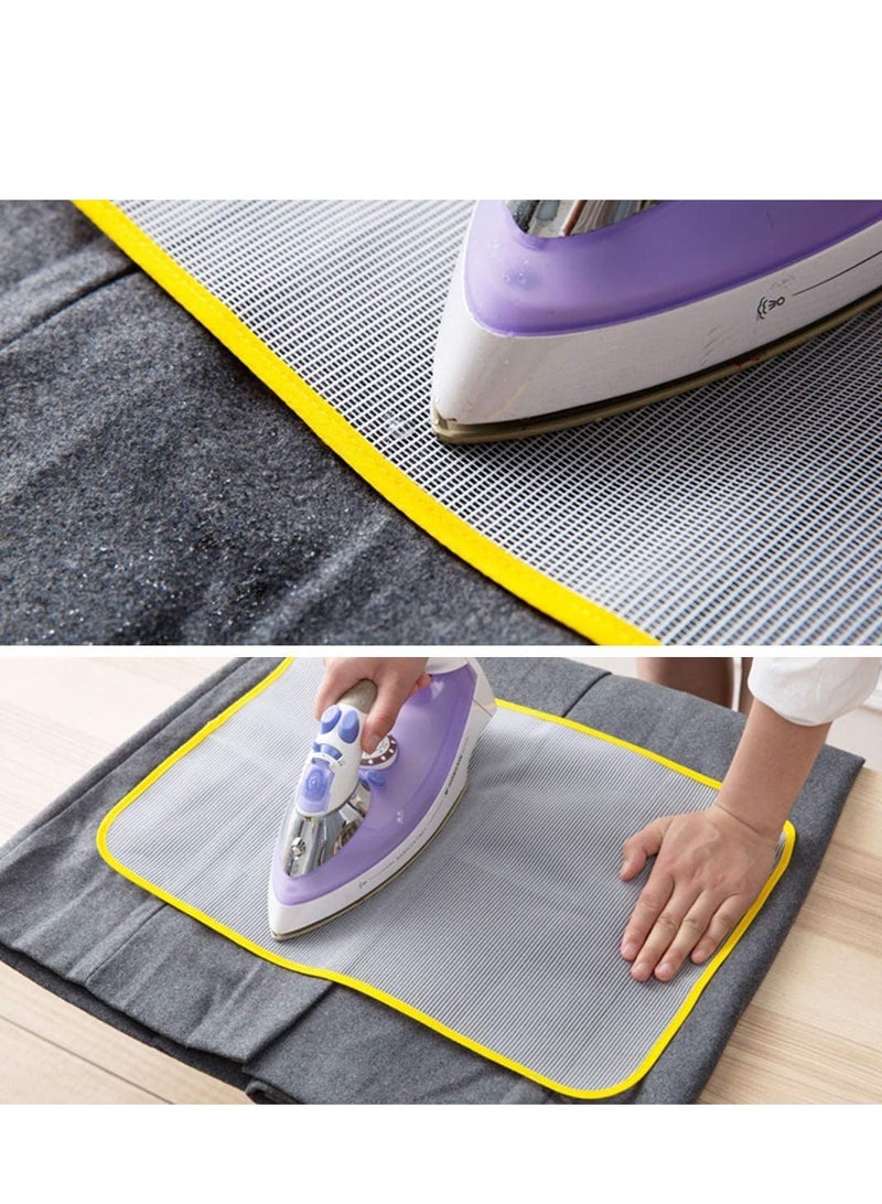 Barakah Protective Ironing Mesh, 5 Pcs Heat Resistant Cloth Insulation Pad Home Mat, for Scorch-Saving Protector Mesh - Image 3