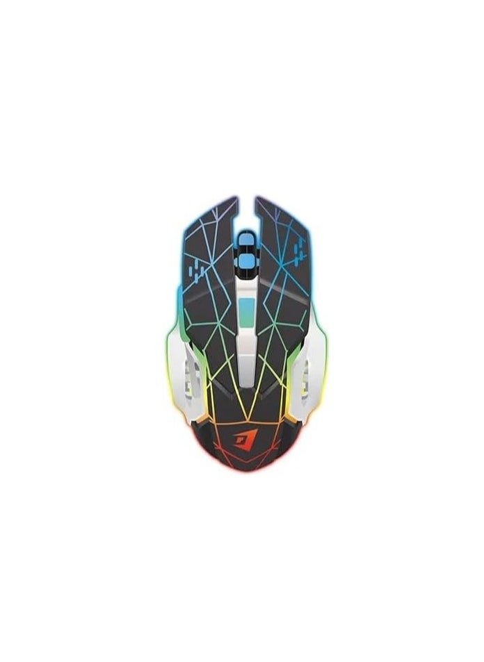 JERTECH - Gaming Mouse - Mouse with Buttons, Mouse Wheel Design, Breathable RGB Lighting, Led Light Mouse-W200 - Image 1