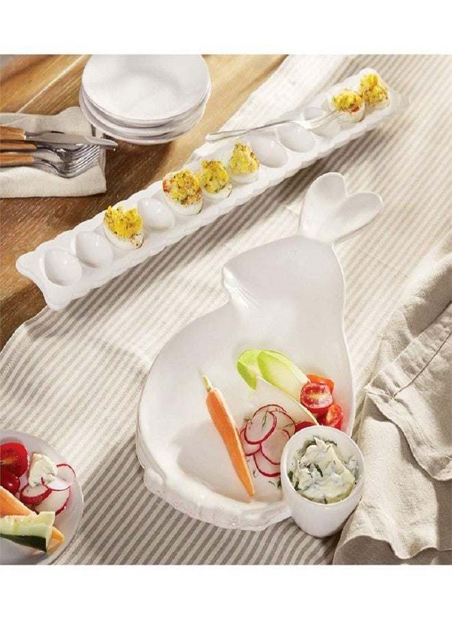 Mud Pie Deviled Egg Long Tray Set - Image 3