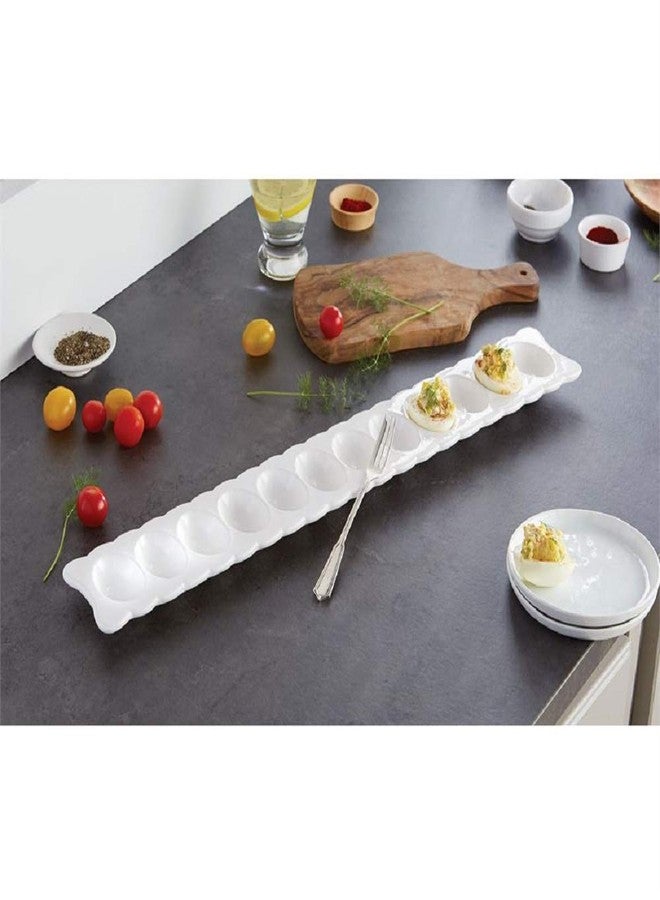 Mud Pie Deviled Egg Long Tray Set - Image 4
